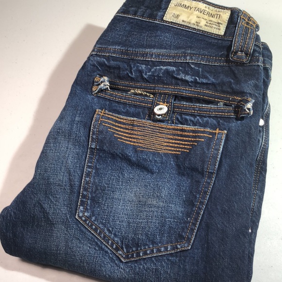 VINTAGE TAVERNITI SO PREMIUM DESIGNER DENIM 32x34 AIR STYLE 😎